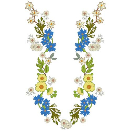 Vintage Grace floral embroidery designs
