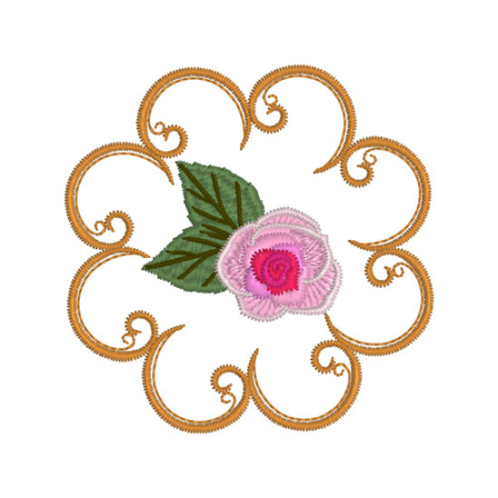 Victorian Floral machine embroidery designs  