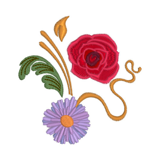 Victorian Floral machine embroidery designs  