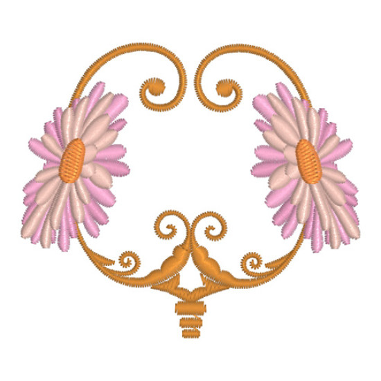 Victorian Floral machine embroidery designs  