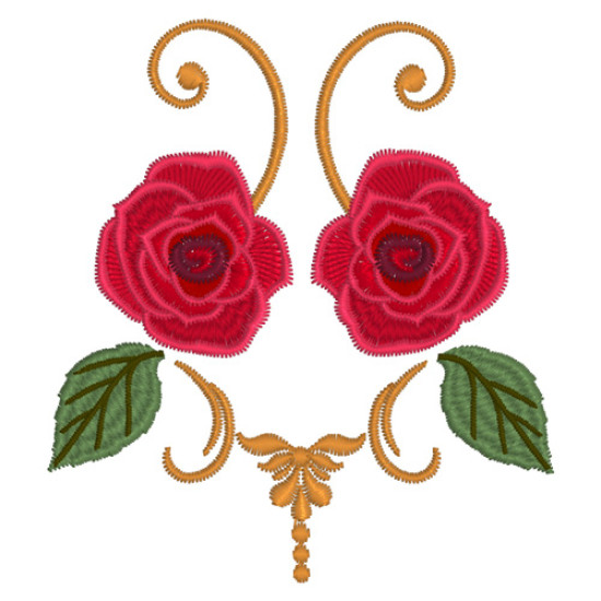 Victorian Floral machine embroidery designs  