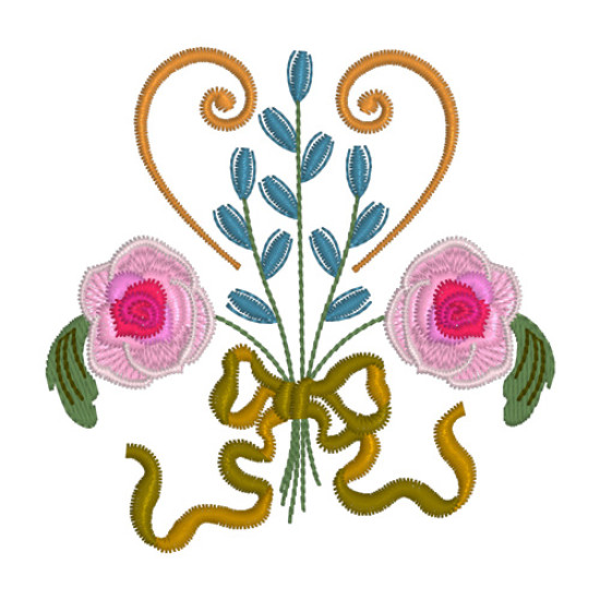 Victorian Floral machine embroidery designs  
