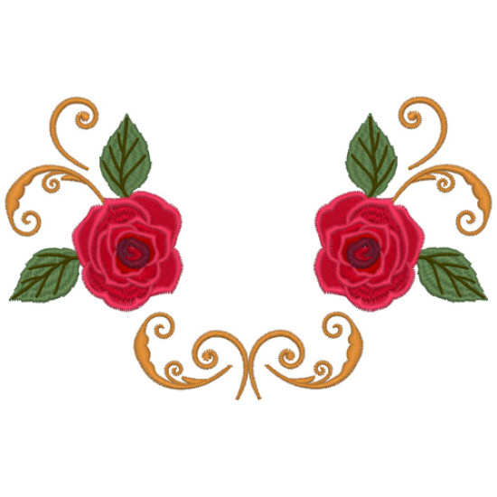 Victorian Floral machine embroidery designs  