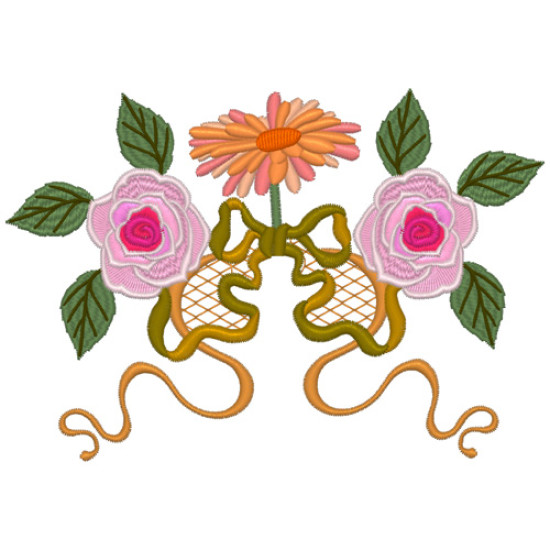 Victorian Floral machine embroidery designs  