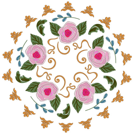 Victorian Floral machine embroidery designs  