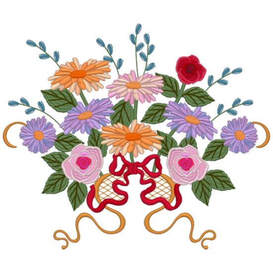 Victorian Floral machine embroidery designs  