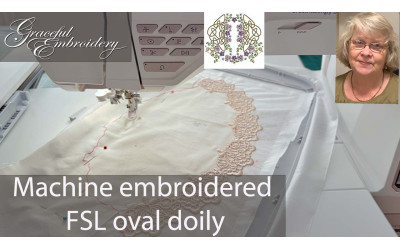 Mastering Machine embroidered Free standing lace pt 1